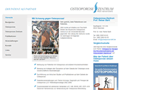 Desktop Screenshot of bayerisches-osteoporose-zentrum.de